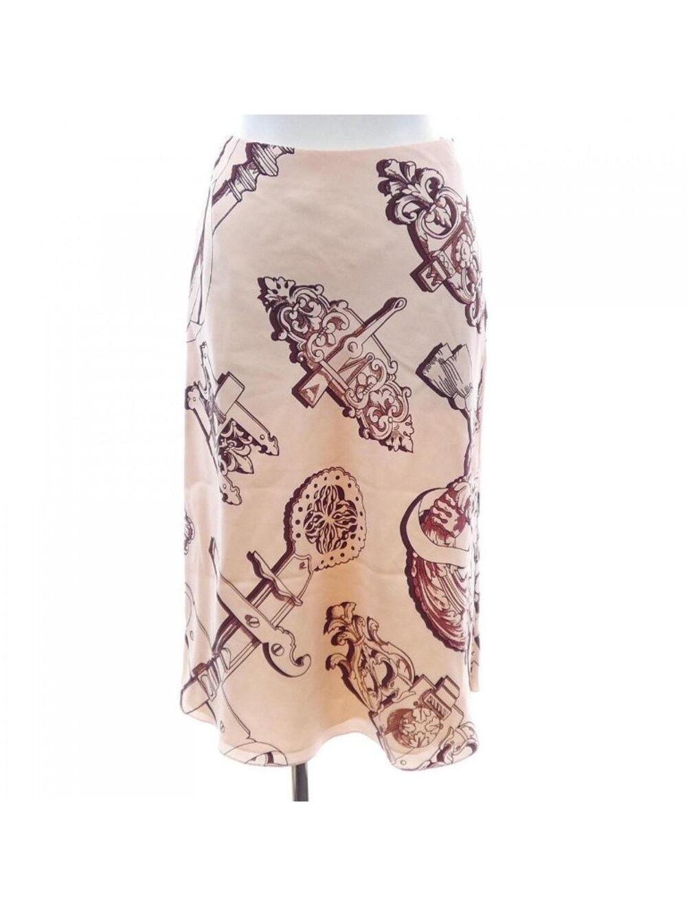 Hermes Felonerie Remix Clou de Selle Twill Lane Skirt
